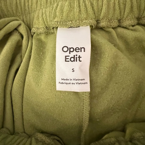 Nordstrom Open Edit Terry Cloth Wide Leg Pants - Picture 8 of 9